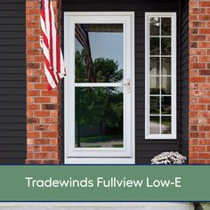 Let in light and fresh air with LARSON Screen Away® Storm Doors. Screen Away® storm doors from LARSON have become the top choice for homeowners. The built-in screen makes it easy to welcome in the breeze and stays hidden in the top cassette when not in use. LARSON Tradewinds Selection Low-E 36-in x 81-in White Aluminum Reversible Hinge Storm Door Full-view with Retractable Screen Brushed Nickel Handle White Storm Door, Aluminum Storm Doors, Storm Doors, Retractable Screen, Glass Insulators, Storm Door, Brass Handle, Home Warranty, Black Doors