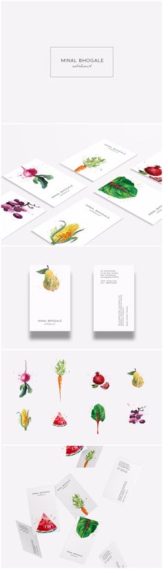 an assortment of cards and envelopes with different designs on them, all in various colors