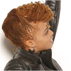 Curly bangs Sisterlock Hairstyles, Sisterlocks Updo, Sister Locks Hairstyles, Sisterlocks Styles Updo, Loc Updo, Sisterlocks Styles, Short Locs Hairstyles, Curly Bangs, Dreads Styles