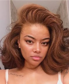 Reddish Brown Hair Color, Reddish Brown Hair, Twisted Hair, Honey Brown Hair, Baddie Hairstyles, Hair Inspo Color