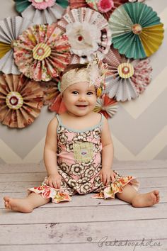 last pinwheel picture @Julie Forrest Hasinger check these out for the photo… Feather Hats, Nursery Rhyme Theme, Toddler Poses, Crafting Party, Rosette Headband, First Birthday Outfit Girl, Newborn Hospital Hats, Bow Holders