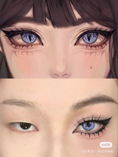 Anime Cosplay Makeup, Makijaż Smokey Eye, Dope Makeup, Eye Makeup Designs, Cute Makeup Looks