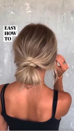 Tutorial Chignon, Hairby Chrissy, Twisted Bun, Event Hairstyles, Guest Hair, Easy Bun, Hair Upstyles, Easy Hair Updos, Bun Hairstyle