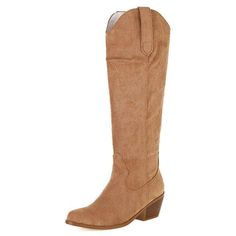 This stylish and comfortable women's boot has a practical design that ensures she stays warm and protected from the elements. The soft, warm lining means she can move about comfortably all day. A practical design means it's easy to slip into and has a stylish design that can be worn with casual outfits. The soft, flexible sole has a durable construction that is designed to last. Her feet will love the plush and comfortable feel of this boot. A practical and stylish design ensures she stays warm and protected from the elements. The soft, warm lining means she can move about comfortably all day. A practical design meansBrand Name: SaraIrisHeel Type: Square heelBoot Type: WESTERNShaft Material: flockOrigin: CN(Origin)Season: WinterUpper Material: flockBoot Height: Mid-Calfis_handmade: YesFash Fall Outdoor High-top Mid-calf Boots, High-top Mid-calf Boots For Fall Outdoor, Winter Outdoor Knee-high Boots With Round Toe, Winter Knee-high Boots With Round Toe For Outdoor, Round Toe Knee-high Boots For Fall Outdoor Activities, Knee-high Suede Boots For Winter, Casual Knee-high Boots For Outdoor, Suede Martin Boots For Outdoor Fall Activities, Beige Wide Calf Knee-high Boots For Winter