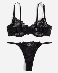 Enhance your confidence with our Black Lace Lingerie Set Underwire. Featuring delicate black lace and sturdy underwire, this set offers both comfort and seduction. Lingerie Catalog, Black Lace Lingerie, Congo Brazzaville, Lace Lingerie Set, Lace Lingerie, Black Lingerie, Botswana, Aruba, Estonia