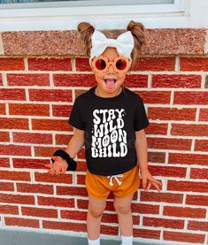 Stay Wild Moon Child Shirt®, Boho Toddler Tees, Girls Toddler T-shirt, Toddler Girl Gift, Hippie Girls shirts, Trendy Shirts 5th Birthday Girls, Bebe T Shirt, Preppy Things, Birthday Girl Shirt, Design App, Kids Graphic Tees, Toddler Tees, Online Shops, Shirt Mockup