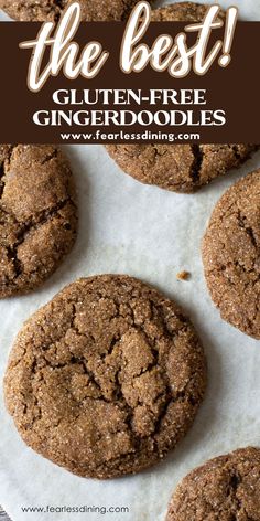 the best gluten - free gingerdoodles recipe