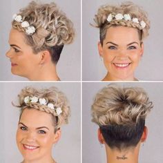 Most Beautiful Hairstyles, Short Wavy Hairstyles, Hair Elegant, Side Curls, Headbands For Short Hair, Summer Hair Trends, Pulled Back Hairstyles, Hair To One Side, Curly Haircuts