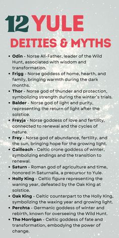 the twelve zodiac signs are shown in red and white, with snow falling on them