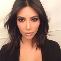 The Best of Instagram: 29 Hairstyles for Spring 2015: Kim Kardashian Debuts Her Shoulder-Length Cut Kardashian Short Hair, Kim Kardashian Short Hair, Pictures Of Short Haircuts, Hair Envy, Shoulder Length Hair, Short Hair Cuts For Women