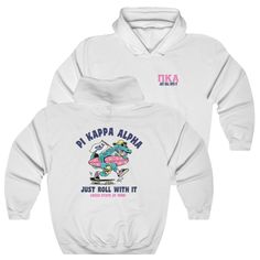 Greek State of Mind offers this Alpha Sigma Phi Alligator Skater design is available on a number of different style garments. This is the perfect gift for any brothers of Alpha Sigma Phi fraternity. This design can be customized for any group event such as rush and intramurals. Show off your pride for Alpha Sig today! S M L XL 2XL 3XL 4XL 5XL Length, in 27.17 27.95 29.13 29.92 31.10 31.89 33.07 33.86 Width, in 20.08 22.05 24.02 25.98 27.99 29.92 31.89 33.86 Sleeve length from CB, in 32.99 34.02 Phi Delt, Alpha Sigma Phi, Skater Design, Tau Kappa Epsilon, Pi Kappa Phi, Alpha Tau Omega, Sigma Phi Epsilon, Pi Kappa Alpha, Phi Delta Theta