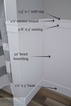 measurements for the corner of a shower stall and how to measure it with pictures on each side