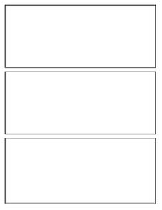 blank labels are shown in the shape of three rectangles, with one side missing