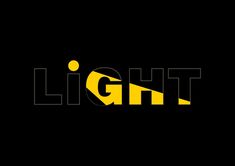 the light logo is shown on a black background