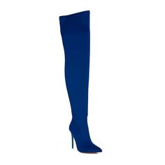 Step into style with these London Rag Lolling women's thigh-high boots.Click this FOOTWEAR GUIDE to find the perfect fit and more! Step into style with these London Rag Lolling women's thigh-high boots. Click this FOOTWEAR GUIDE to find the perfect fit and more! SHOE FEATURES Tall shaft design Stiletto heelSHOE CONSTRUCTION Lycra upper Polyester lining Polyurethane midsole TPR outsoleSHOE DETAILS Pointed toe Zipper closure Padded footbed 4-in. heel 21.7-in. Shaft 15.15-in. Circumference Spot cle Womens Thigh High Boots, Thigh High Boots, Thigh Highs, High Boots, Over Knee Boot, Stiletto Heels, Shoes Heels, Perfect Fit, Shoe Boots