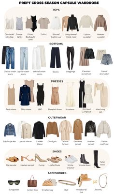 The Prept Capsule Wardrobe 101 Guide Trendy Mother’s Day Outfits, Chic Capsule Wardrobe, Inspiration Tattoos, Instagram Baddie, Capsule Wardrobe Outfits