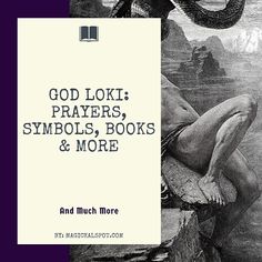 the cover of god loki prayer, symbols, books and more