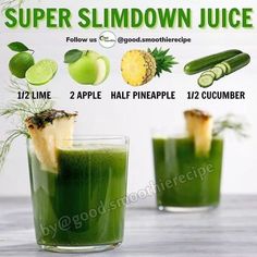 the poster shows how to make a green smoothie with cucumber and lime