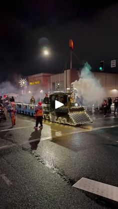 16M views · 878K reactions | This is year 2 of a tradition that I hope lasts forever! Don’t let this video fool you. This little Polar Express took me 3 long days, 2 smashed fingers, 20 sheets of plywood, and a whole lot of Christmas spirit. And what you didn’t see is that 2 hours before the parade it came down to the wire, our generator quit working, the mower exhaust broke, and it started dumping rain, but we didn’t let that stop us. Because there was a dream that needed to be made… To be 7 years old in a parade with all your friends and family handing out chocolate in a city you love… Does it get much better than that? #parade #float #christmas #Christmasparade #paradefloat #tractortrain #train #polarexpress | DadSocial Train Projects, Families Hands, Parade Float, Christmas Treat, Christmas Parade, Treat Ideas, Christmas Train, Polar Express, 2024 Christmas