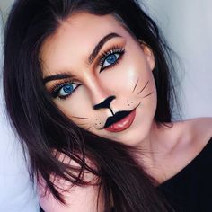 Cat Makeup For Halloween, Freedom Makeup, Makeup Ideas For Halloween, Meme Costume, Makeup For Halloween