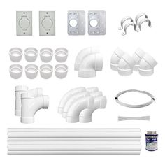 PRICES MAY VARY. Includes All Materials Necessary to Install a Central Vacuum System Different Amounts of Inlets Available Low Voltage Hayden 1500 Style Inlets Universal Kit Can Be Used with Almost All Central Vacuum Makes and Models Kit includes (6) sweep 90’s, (2) sweep tee’s, (2) short 90’s, (4) 45’s, (4) pipe straps, (8) couplings, (2) mounting brackets, (1) glue, (10) cable ties, (2) round door inlets, 50’ of pipe (5’ sections), 50’ of wire, and an installation manual. The Low Voltage Insta Electric Installation, Central Vacuum System, Central Vacuum, Round Door, Installation Manual, Floor Care, Mounting Brackets, Vacuums, Installation Instructions