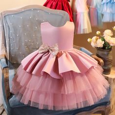 90cm - 12/18 Months 100cm - 2 Years 110cm - 3 Years 120cm - 4 Years Princess Tutu Dress, Ruffle Cake, Sparkly Wedding, Luxury Girl, Old Dresses, Girl Princess Dress, Tutus For Girls, Newborn Dresses, Girls Party Dress