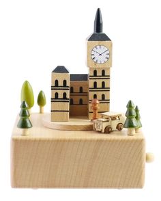 PRICES MAY VARY. ♪TRADITIONAL YET CONTEMPORARY DESIGN - The classic and famous iconic London Big Ben design was coming from the base of physical dynamics and magnets. Makes the wooden music box run in different fun movements including 360 degrees rotation along with small magnetic cars and trains. This cute carousel musical box is approximately measured: 5.8"x4.2"x4.2" ♪CRAFTED, LIGHTWEIGHT AND DURABLE - Made from wood, each retro classic music box and its items are crafted in details and the sm Carousel Musical, Cardboard Standup, London Big Ben, Bubble Wall, Wooden Music Box, Big Ben London, Musical Box, Cardboard Cutout, Castle In The Sky