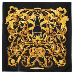 This luxurious Silk Scarf in black and yellow by Hermes is the perfect accessory for any outfit. Made from high-quality silk, it offers both style and comfort. The smooth texture and vibrant colour add a touch of elegance to your look. Elevate your wardrobe with this must-have scarf.  Black Yellow Silk Square body Graphic print to the front Finished edge All items have been previously used and present some signs of wear unless marked as 'unworn'. Please refer to the many images on the listing an Hermes Scarf Pattern, Elegant Scarves, Silk Twill Scarf, Square Body, Printed Silk Scarf, Hermes Scarf, Designer Scarves, Care Tag, Gold Print