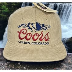 Coors Beer Trucker Hat Cap Khaki Corduroy Snapback Golden Colorado Banquet New Fast Shipping Beer Trucker Hat, Casual Corduroy Baseball Cap For Winter, Winter Casual Corduroy Baseball Cap, Casual Winter Trucker Hat With Short Brim, Casual Snapback Hat With Short Brim For Winter, Casual Corduroy Snapback Baseball Cap, Casual Winter Snapback Hat With Short Brim, Casual Corduroy Baseball Cap With Flat Brim, Casual Corduroy Trucker Hat