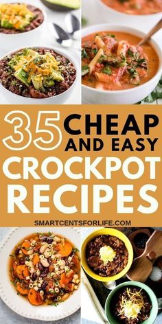 25 cheap and easy crockpot recipes that are perfect for the family to make