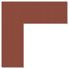 a square and rectangle shape in brown on a white background with the letter f