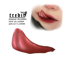 an image of a woman's lips with the words trend on it and in front of