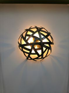 a light that is on the side of a wall