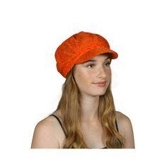 This highly stylish newsboy hat is accented all over with glitter sequins. Perfect for adding a little flair. Size: One Size.  Color: Orange.  Gender: female.  Age Group: adult. Newsboy Hat, News Boy Hat, Newsboy Cap, Fitted Caps, Cloth Bags, Free Gift, Caps Hats, Top Styles, Winter Hats