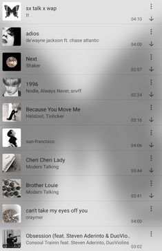 an iphone screen showing the music player's profile and other things on its display