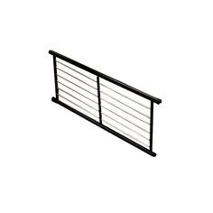 a black and white photo of a metal railing on a white background with clippings