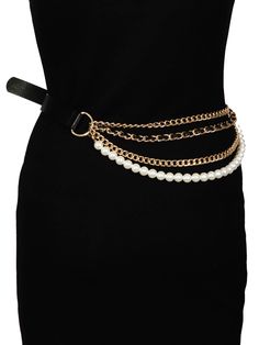 This Pearls Chain Faux Leather Belt will add a touch of class to your look. The pearls chain offers a beautiful addition to any outfit while the faux leather ensures maximum comfort. Enjoy a luxurious style with a hint of edge. Belt Chains, Trucker Hat Fashion, Pearl Belt, Bead Bag, Gameday Dress, Black Pearls, Chain Belts, Waist Beads, Faux Leather Belts