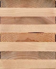 a close up view of some wood boards