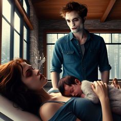 the twilight saga breaking dawn movie poster with edward pattie and lily depple