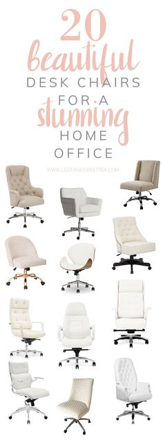 Desk Chair Ideas, Comfy Desk Chair, Home Decor Ideas Living Room Apartment, Desk Chair Comfy, Cheap Office Furniture, Feminine Office, Feminine Home Offices, Office Decor Professional, Decor Market