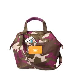 With its thermal insulation, this bag is the perfect work or school carry-along. Not only will it keep your food cool on the hottest of days, but it is also easy to clean. This tote includes an adjustable shoulder strap and unique designs to add a pop of color to your day. #Chomper #LugLife #Insulated #LunchBag #Camo Gym Bag, Camo