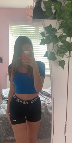 Summer Outfits Nike Shorts, Black Nike Pro Shorts Outfit, Summer Outfits Nike Pro, Basic British Girl Outfits, Nike Pro Leggings Outfit Baddie, Primark Summer Outfits, Chavvy Summer Outfits, Nike Pro Teen, British Outfits Aesthetic