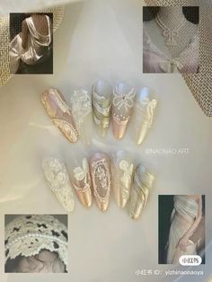 Lace Almond Nails, White Swan Nails, Swan Nails, Fantasy Nails, Lace Nails, Pretty Nail Designs