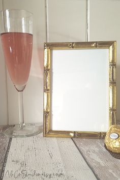 As part of our best selling range of Gold Bamboo picture frames we offer frames in standard folio sizes, A6, A5 and A4. Perfect for prints, posters and certificates. #goldbambooframe Handmade Frames, Small Frame, Photo Frames, Picture Frames, Unique Items Products, Range, Frame