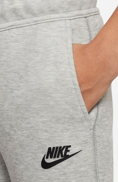 Lightweight Tech Fleece brings warmth without added bulk to kid-size joggers made with handy pockets and a vibe that's perfect for playing or relaxing. Drawstring waist Front zip pockets 52% cotton, 48% polyester Machine wash, dry flat Imported Nike Cotton Sweats With Comfort Waistband, Nike Cotton Sweats With Elastic Waistband, Nike Comfortable Sweatpants With Elastic Waistband, Nike Cotton Sweats For Jogging, Nike Comfortable Sweats With Elastic Waistband, Comfortable Nike Sweats With Elastic Waistband, Comfortable Nike Sweatpants With Ribbed Waistband, Nike Cotton Joggers, Comfortable Nike Leisure Sweats