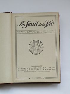 an open book with the title as feuil du jefe