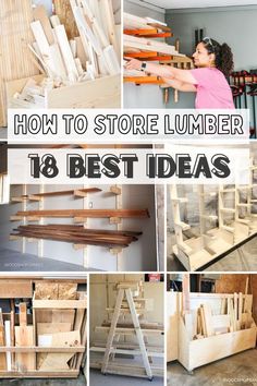 HOW TO STORE LUMBER PROPERLY: IDEAS AND TIPS Diy Lumber Storage, Restauration Hardware, Lumber Storage Rack, Wood Bin, Lumber Rack, Lumber Storage