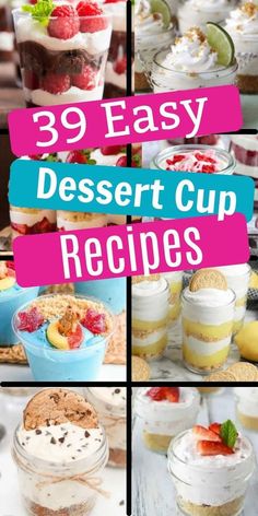 Catering Dessert Ideas, Easy Parfait Recipes, Individual Christmas Desserts, Pudding Cup Recipes, Dessert Shooters Recipes, Cup Recipes, Banana Cake Recipe Easy, Desserts Oreo