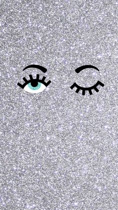 an image of eyes with glitter on them