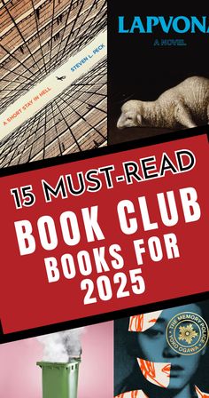 the cover of 15 must read book club books for 2055